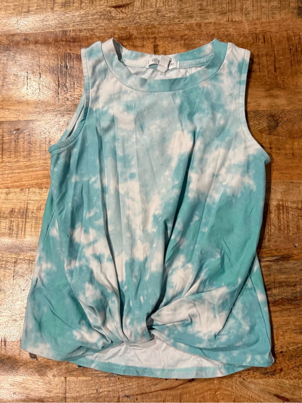 Love, Glam Girl Sleeveless Tie Dye Twist Front Top Size Small
